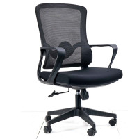 大嘉高密度纯棉办公椅(带轮)