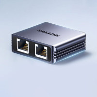 山泽 SZ-WL01 网线分线器 千兆网络一分二同时上网转换器 单个装