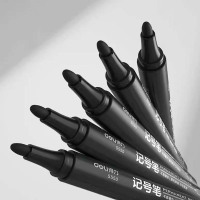 得力S550马克笔黑色30支装