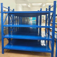 震天下货架置物架2000*600*2000 承重300KG 四层货架白色