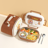 316星语分舱餐盒-四格/五格+保温袋 单色logo 壹麦之家 200个起订