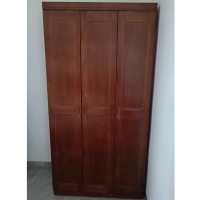 大嘉定制三开衣柜 1200*630*2100MM实木橡胶木