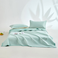 無印良品竹够凉竹纤维多用被MJ-B2025-0195果绿200*230(±2)cm 1250g