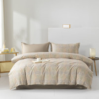 無印良品抗菌长绒棉四件套MJ-T2024-0296几何秘境被套-200*230(±2)cm