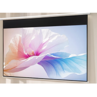 150寸汇影16:9玻纤电动遥控幕布