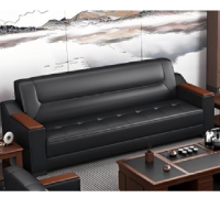 缘与君良XFS04沙发 三人位:1950*800*800 西皮+橡木框