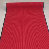 双条纹地垫入户门垫红色120*120cm