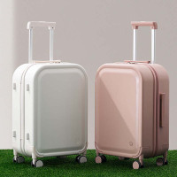 爱华仕行李箱时尚密码箱大容量旅行箱 20英寸商务差旅大学生拉杆箱OCX6671-20粉色、灰色、绿色、白色可选