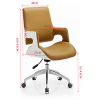 大嘉财务椅0061西皮面57*57*100cm 外框多层实木板烤漆