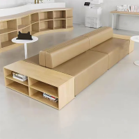 大嘉沙发长2700*宽1200*高700mm内部实木框架成型两侧边矮柜三聚氰胺面颗粒板