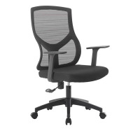 大嘉办公椅黑色600*600*980-1060mm优质网布