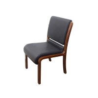 大嘉橡木软包会议椅