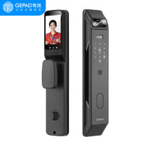 歌派(GEPAD)G5S 猫眼智能指纹锁 实时对讲 电子锁防盗门锁密码锁家用