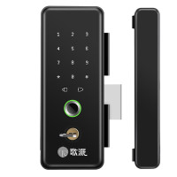 歌派(GEPAD)B10 玻璃门指纹锁双开门单门办公室智能密码锁玻璃门锁电子密码指纹门禁锁带钥匙玻璃锁