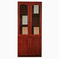 大嘉二门书柜胡桃色800*400*1900mm