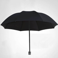 8骨手动折叠伞 黑色