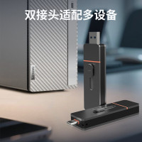 联想512GB固态U盘 读速高达1050MB/S 双接口USB3.2 Type-C大容量手机电脑通用