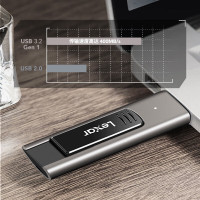 雷克沙 128GB USB3.2 Gen1 U盘 M900读速400MB/s 枪色 LJDM900128G