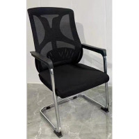 大嘉全新环保PP+纤维塑料靠背透气网布绵坐垫会议椅