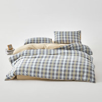 無印良品 斜纹精梳棉四件套MJ-T2025-0289 被套-200×230cm(±2)床单-245×250cm(±2)