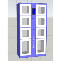 三森沃人脸指纹镀锌钢板玻璃门 装备柜 高1900*宽1000*深500mm
