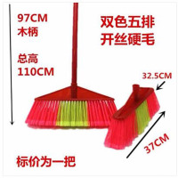 蝴蝶三色 扫把 单把37*32.5 总高110CM (单位:把)
