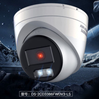 海康威视监控摄像头室外800万高清双光全彩夜视移动侦测3386FWDV3-LS 4MM
