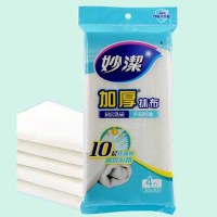 妙洁加厚抹布4片 1包 10层加厚,5包装/组