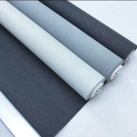 众帘加厚阳光面料阻燃卷帘电动