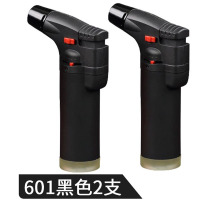 直冲焊枪雷曼防风打火机601黑色2支装/对
