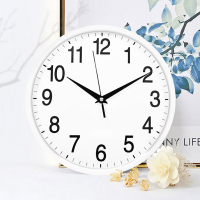 简约款白色 北极星 挂钟12.3英寸国内版(30.3厘米)