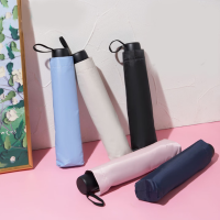 天堂伞38079E银胶10骨太阳伞折叠防紫外线晴雨伞藏蓝\黑色\天蓝