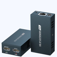 pWay品为60米HDMI分配延长器一对七单边供电省交换机