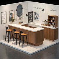 大嘉U型吧台2200*2100*880-1050mm(不含椅子水龙头)