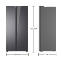 海尔对开门冰箱超大容量626升BCD-626WLHSS19XAU1双变频一级能效 风冷无霜超薄嵌入式家用