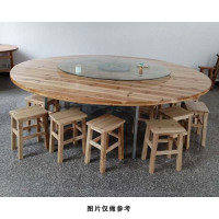 大嘉餐桌餐椅套装 桌子直径2.6米 转盘直径1.4米(1桌1转盘20椅/套)