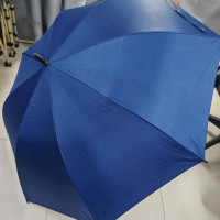 长柄雨伞碰击布蓝色 8骨伞下直径120cm