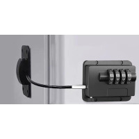 多功能推拉门窗户冰箱安全锁 黑色