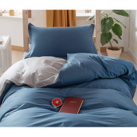 梦丝洛MS-J-MY327全棉单人纯色三件套 蓝色160*230cm 套