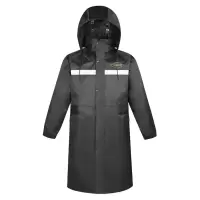 卡速登 连体式双层雨衣 黑色 KSD-LT01 面料:春亚纺210T 尺寸:XL-4XL 件