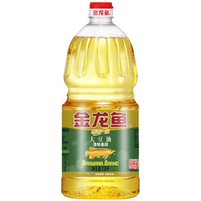 金龙鱼 精炼一级 非转基因 大豆油 1.8L /瓶