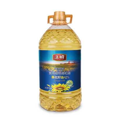 玉禧 食用调和油 非转基因葵花籽 5L 按桶销售