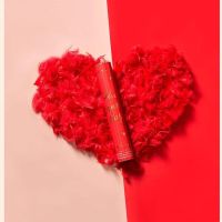 鱼水情缘 轻奢红色羽毛手持礼炮 60厘米