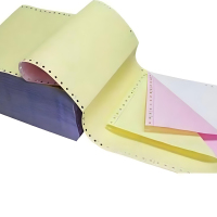 宏瑞 电脑打印纸241-3-1/3 三联三等分彩色 撕边 单位:件