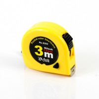 得力 8202钢卷尺 3m 黄 单位:把