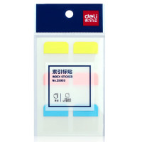 得力 25903索引标签贴 28*25mm 6枚/张 8张/包 单位:包