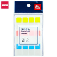 得力 25905 索引标签贴28*12mm 12枚/张 8张/包 单位:包