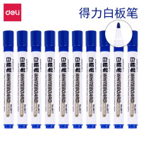 得力 6817优逸白板笔 2.0mm 10支/盒 蓝色 单位:盒