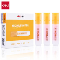 得力 S625荧光笔 10支/盒 橙色 单位:盒