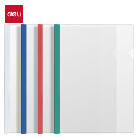 得力 5532抽杆夹 14.2mm 可夹60张 5只/包 混色 单位:包